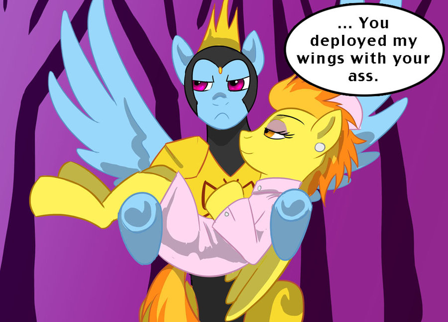 crossover dr._girlfriend equine female friendship_is_magic horse male my_little_pony pony soarin_(mlp) spitfire_(mlp) the_monarch the_venture_bros. wonderbolts_(mlp)
