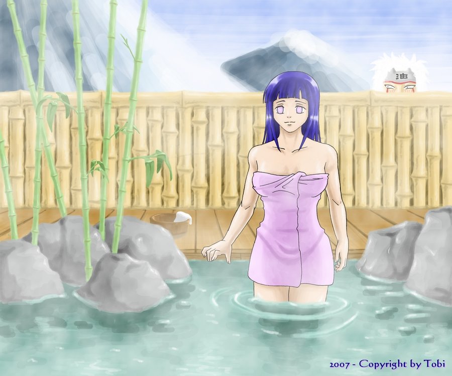 bath hot_springs hyuuga_hinata jiraiya naruto onsen peeping tobsen85 towel