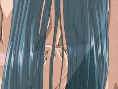 animated animated_gif aqua_hair bible_black bible_black_gaiden bible_black_origins blue_hair bounce bouncing_breasts bra breasts gif green_hair large_breasts lingerie long_hair lowres mochida_junko nipples open_bra pink_bra underwear undressing