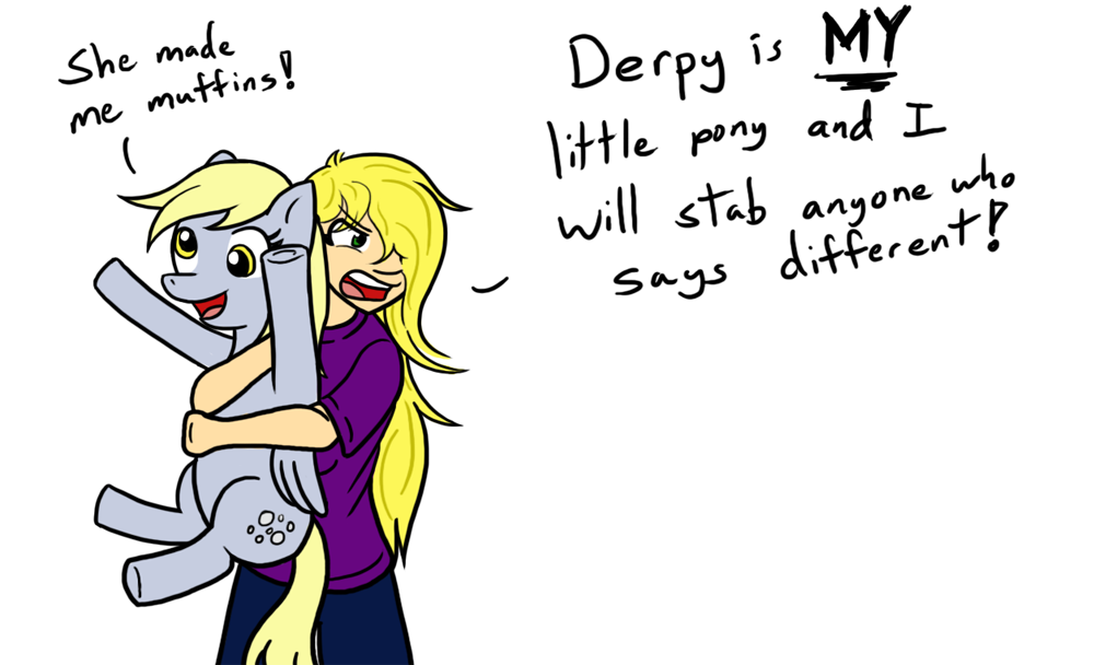 derpy_hooves_(mlp) duo equine female feral friendship_is_magic horse hug human mammal my_little_pony pegasus plain_background pony unknown_artist white_background wings