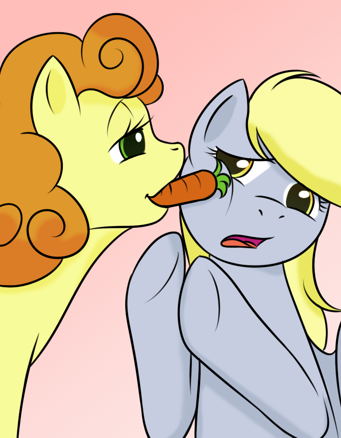 carrot_top_(mlp) derpy_hooves_(mlp) equine female feral friendship_is_magic horse kloudmutt mammal my_little_pony pegasus pony wings