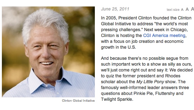 bill_clinton friendship_is_magic government i_did_not_have_sexual_intercourse_with_that_pony interview my_little_pony