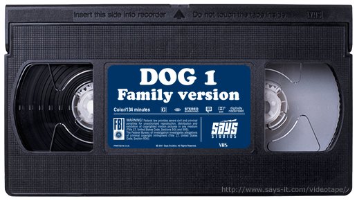 dog_one dog_one_(film) english_text film image_macro movie real text video_tape