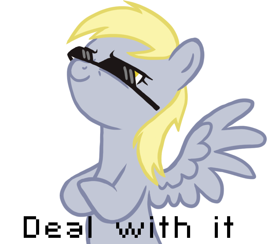 derpy_hooves_(mlp) english_text equine eyewear female feral friendship_is_magic horse mammal my_little_pony pegasus plain_background solo sunglasses text transparent_background unknown_artist wings