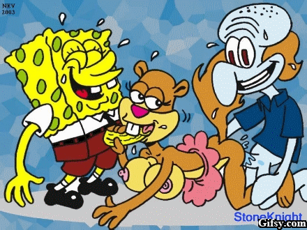 animated sandy_cheeks spongebob_squarepants squidward_tentacles tagme