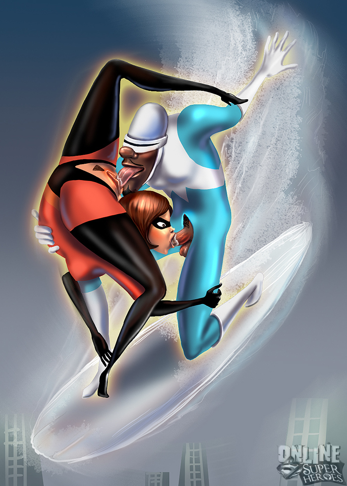 frozone helen_parr online_superheroes tagme the_incredibles