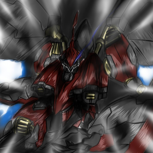 armored_core armored_core:_master_of_arena fanart from_software mecha nineball_seraph