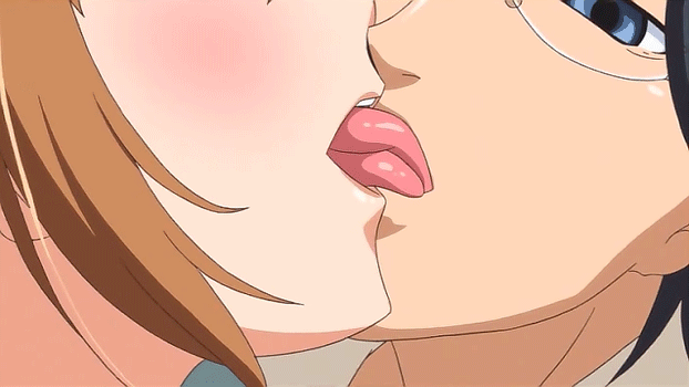animated animated_gif cheating french_kiss gif kiss kissing netorare ore_wa_kanojo_o_shinjiteru