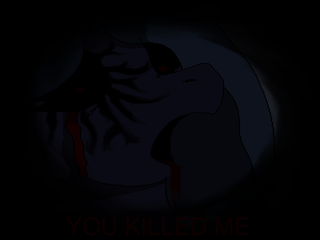 black circle covering_mouth creepy crying dark dark_theme eye female friendship_is_magic hasbro my_little_pony princess_luna_(mlp) red scary solo unknown_artist what you_killed_me zalgo