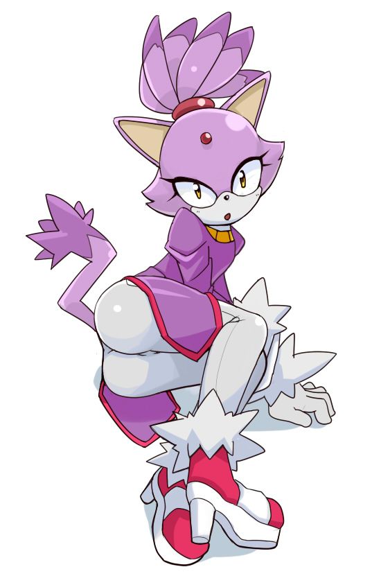 amber_eyes blaze_the_cat butt cat feline female high_heels looking_at_viewer purple sega shoes sonic_(series) tagme tail unknown_artist