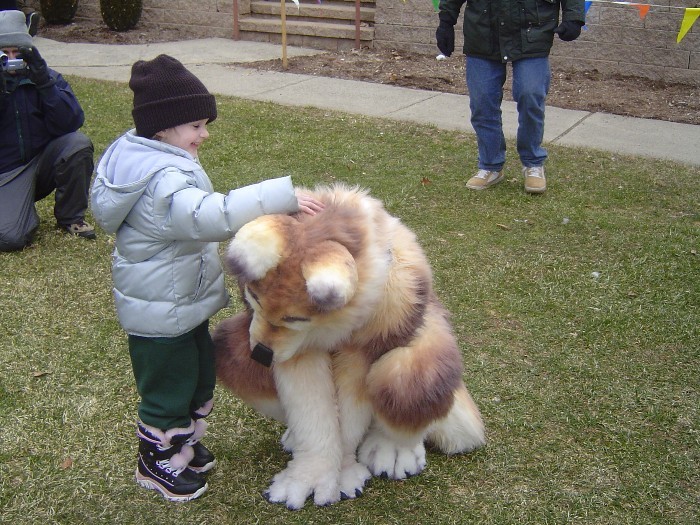 canine feral fursuit human photo quadsuit real