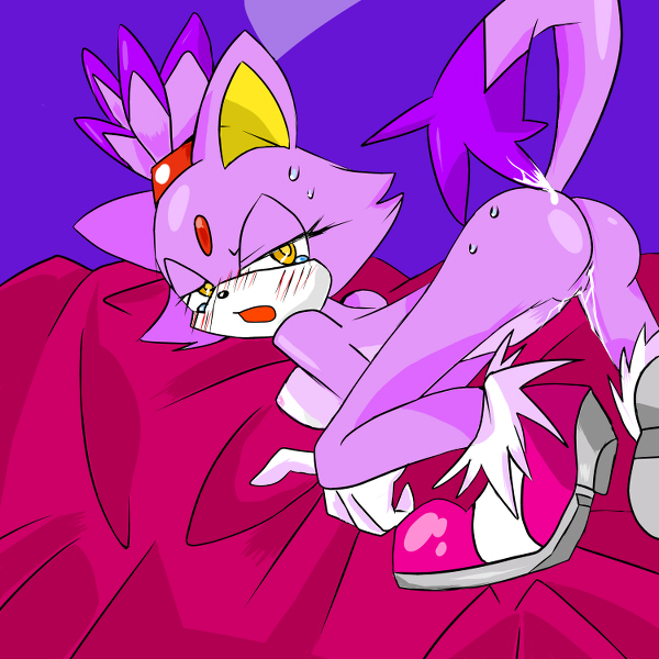 bent_over blaze_the_cat blush breasts butt cat crying cum cum_in_pussy cum_inside cum_on_tail feline female looking_back mammal nipples ponytail pussy sega shoes solo sonic_(series) sweat tail unknown_artist
