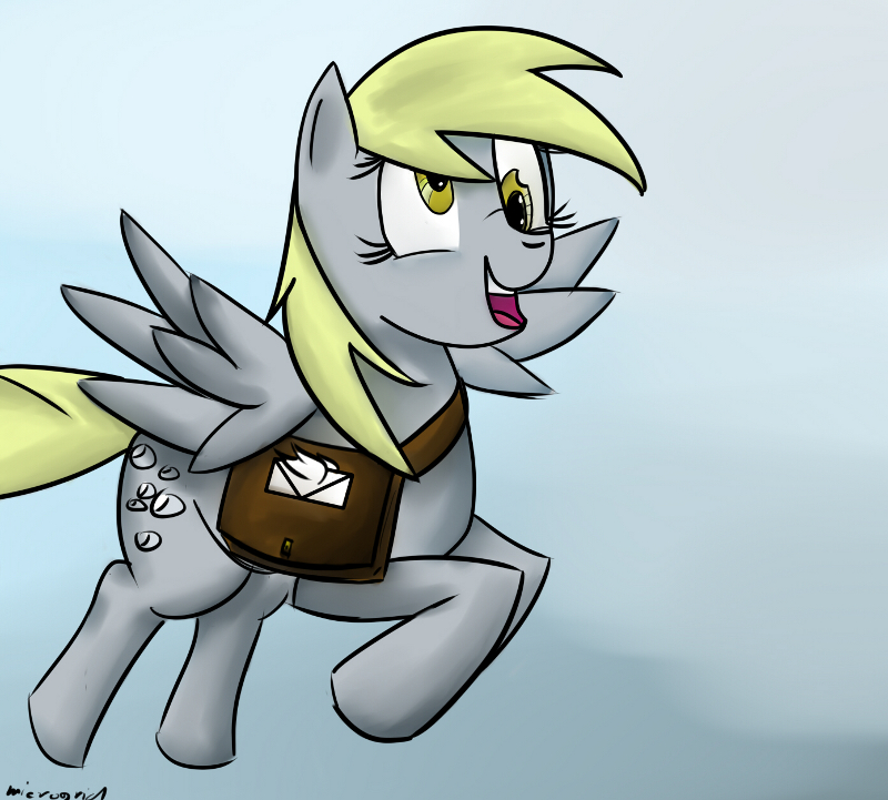derpy_hooves_(mlp) equine female feral friendship_is_magic hasbro horse mammal microgrid my_little_pony pegasus solo wings
