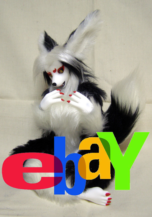 2011 anime anthro art bureido canine dog doll dollfie ebay hati invalid_tag kemono resin werewolf wolf