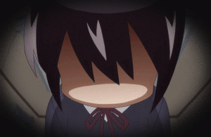 a_channel animated animated_gif gif girl ichii_tooru lowres red_eyes solo tooru_(a_channel)