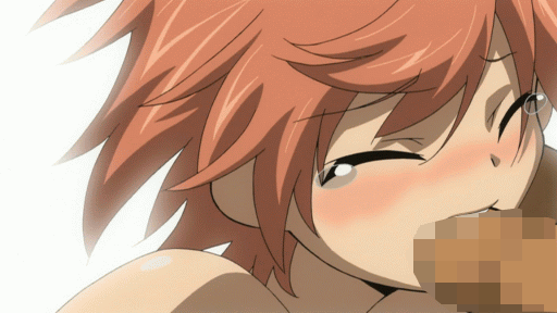 animated animated_gif blush gif ichiban_ushiro_no_daimaou red_hair sexually_suggestive short_hair soga_keena