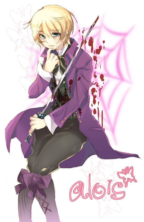 alois_trancy blood boy kuroshitsuji solo sword weapon