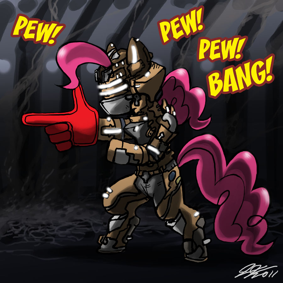 crossover dead_space equine friendship_is_magic invalid_tag issac my_little_pony no_yiff pinkie_pie