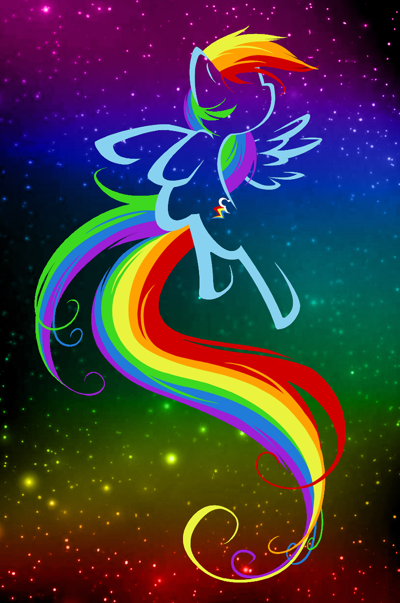 blue_body cutie_mark cyan_body equine female feral flying friendship_is_magic glowing hair horse light_blue_body mammal multi-colored_hair my_little_pony outline pegasus plain_background pony rainbow_background rainbow_cutie_mark rainbow_dash rainbow_dash_(mlp) rainbow_hair shiny solo stars wings