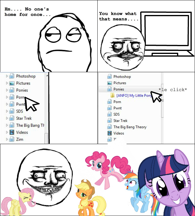 applejack_(mlp) desktop english_text equine fluttershy_(mlp) friendship_is_magic horse humor me_gusta meme monitor my_little_pony pinkie_pie_(mlp) pony rainbow_dash_(mlp) twilight_sparkle_(mlp) webcomic
