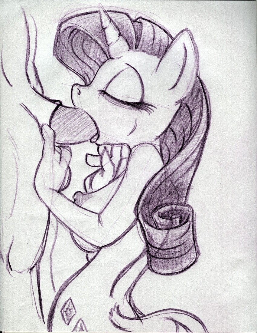 anthrofied breasts duo equine eyes_closed faceless_male fellatio female friendship_is_magic hasbro horn king-cheetah licking male mammal my_little_pony oral oral_sex penis rarity_(mlp) sex straight tongue unicorn