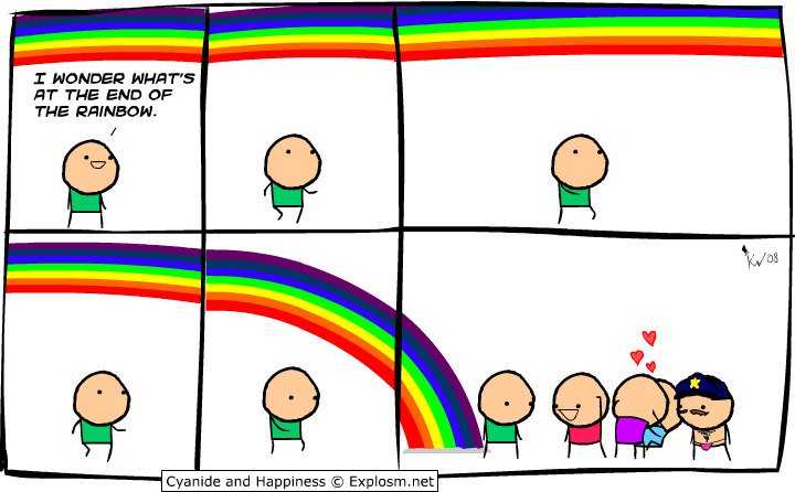 amazing cyanide_and_happiness gay humor male rainbow