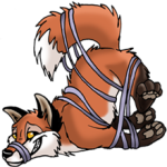 avoid_posting bdsm bondage bound canine conditional_dnp fox low_res mammal rope solo tani_da_real yiffytoys