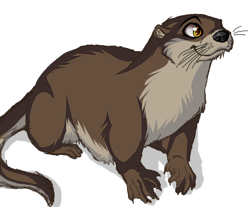 candyfoxy feral mammal mustelid otter solo