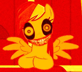 disturbing equine female feral friendship_is_magic grin hair hasbro looking_at_viewer low_res mammal masich my_little_pony nightmare_fuel pegasus rainbow_dash_(mlp) smile smile.dog smile.jpg solo teeth twilight_sparkle_(mlp) wings