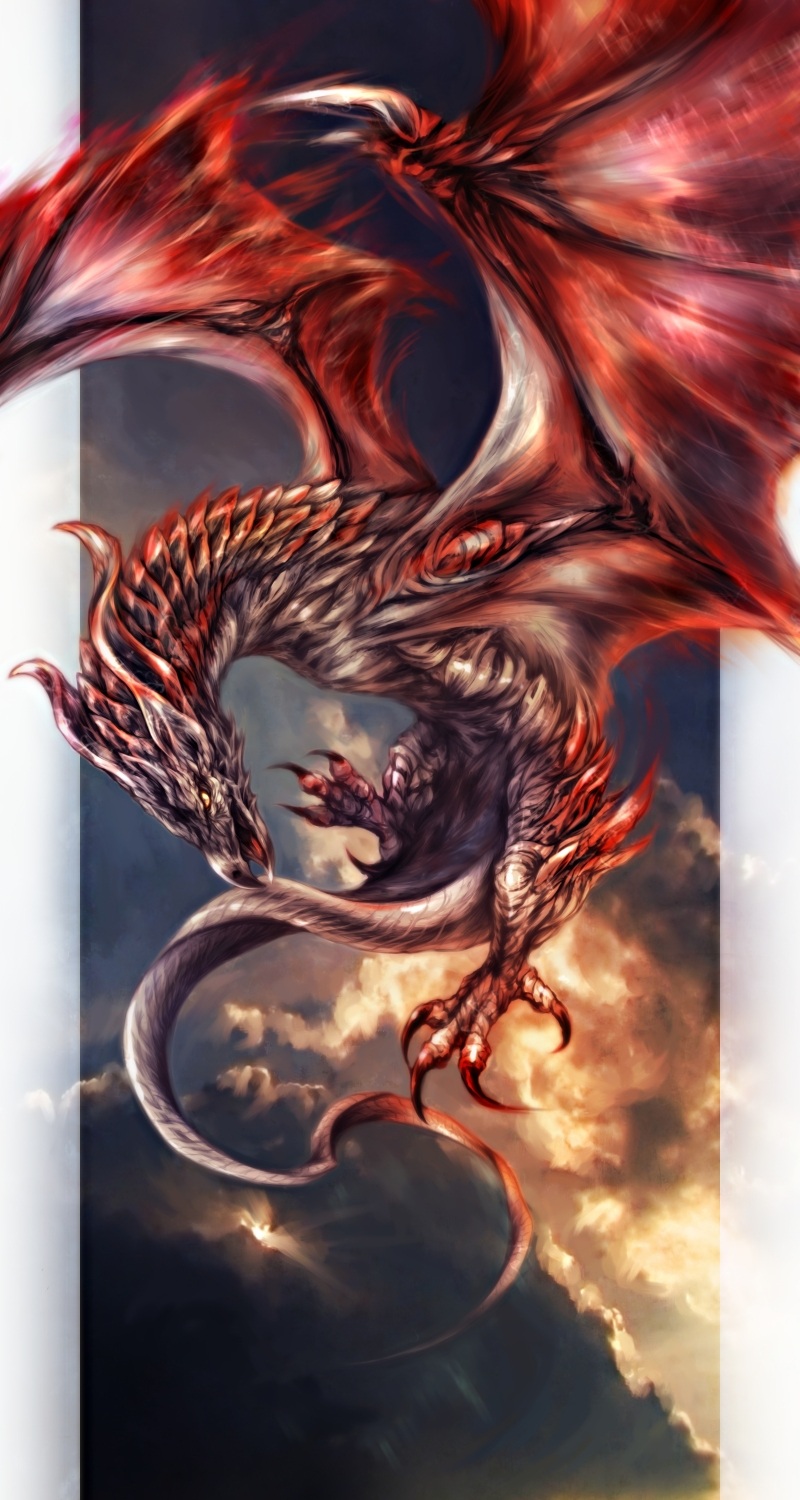 ??? cloud clouds dragon feral flying hemoji hi_res horn outside solo spikes tail wings