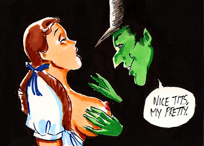 dorothy_gale elphaba joe_gravel wicked_witch_of_the_west wizard_of_oz