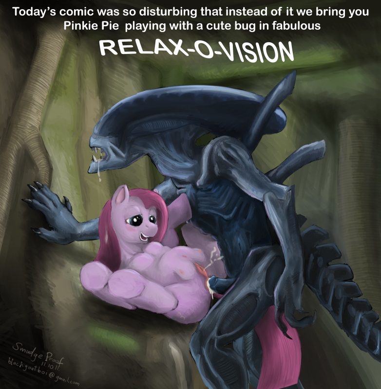 alien alien_(franchise) anal anal_penetration anus bronies carapace chitin claws crossover cum cum_in_ass cum_inside cumshot disturbing drooling duo english_text equine eyeless f&aelig;ces faggotry fangs female feral friendship_is_magic gay get goatboi hair help homo horse interspecies makes male mammal me my_little_pony orgasm pedophiles penetration penis pink_hair pinkamena_(mlp) pinkie_pie_(mlp) pony psyhotherapy pussy saliva sex sick spread_legs spreading straight straight_hair teats text vomit xenomorph