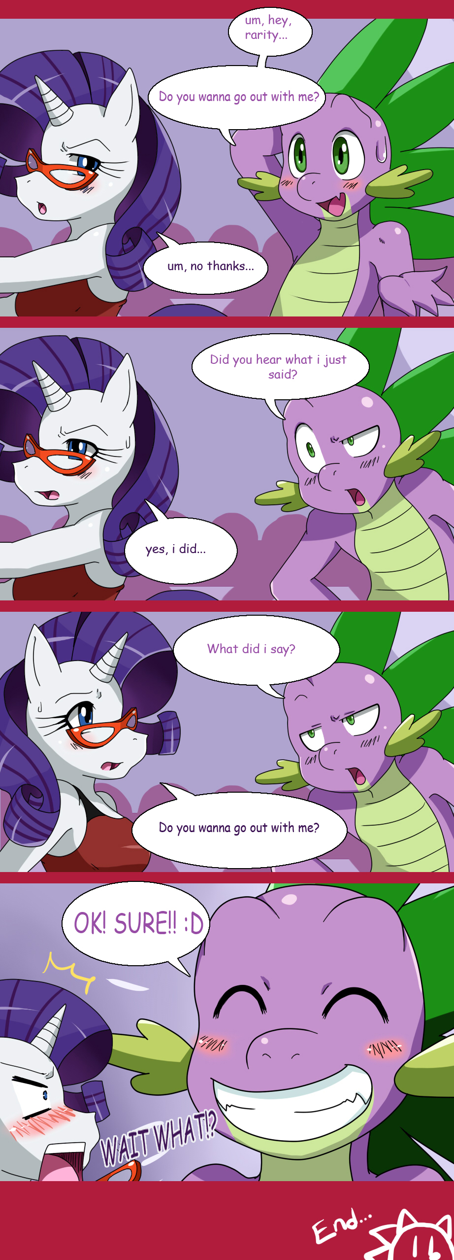 anthro anthrofied blush comic dragon english_text equine female friendship_is_magic horn horse humor mammal my_little_pony pony rarity_(mlp) scalie spike_(mlp) ss2sonic sssonic2 text unicorn