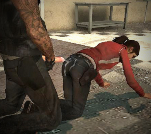 francis gmod left_4_dead wolf_66 zoey