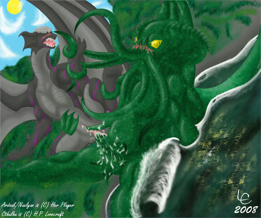 cthulhu dragon h.p._lovecraft tagme