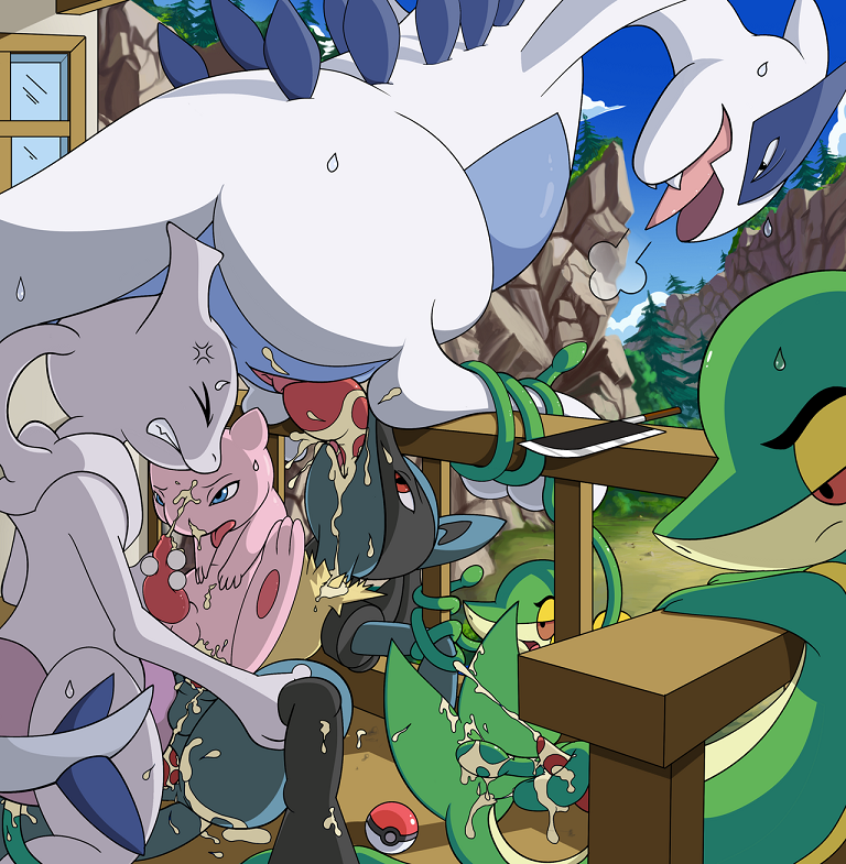 lucario lugia mew mewtwo pokemon snivy