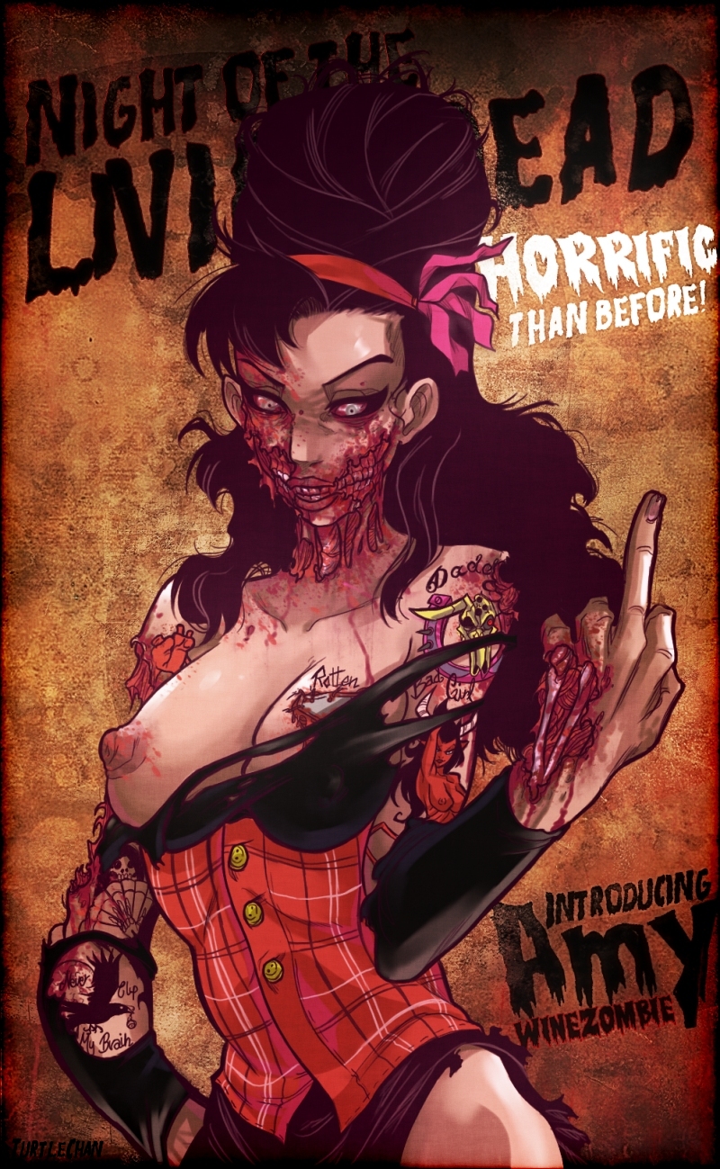 amy_winehouse night_of_the_living_dead tagme turtlechan