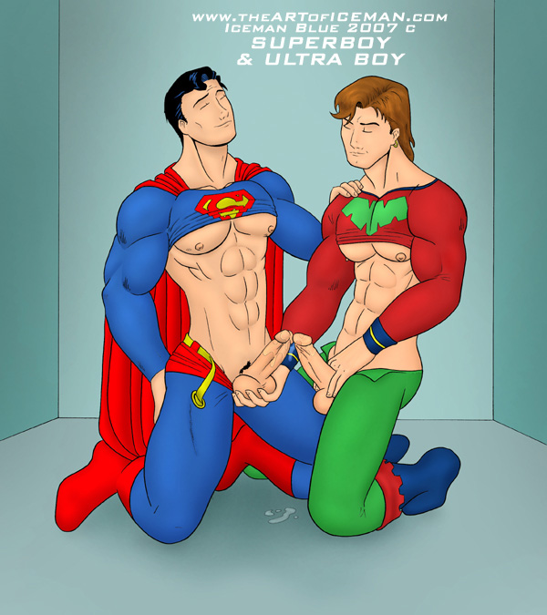 dc icemanblue legion_of_superheroes superboy ultra_boy