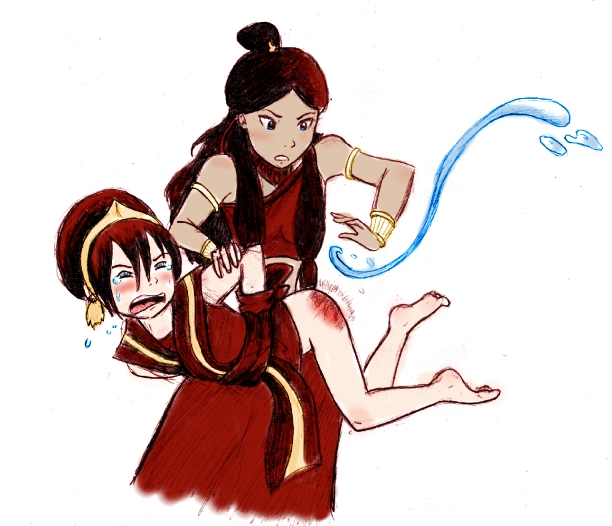 avatar_the_last_airbender katara tagme toph