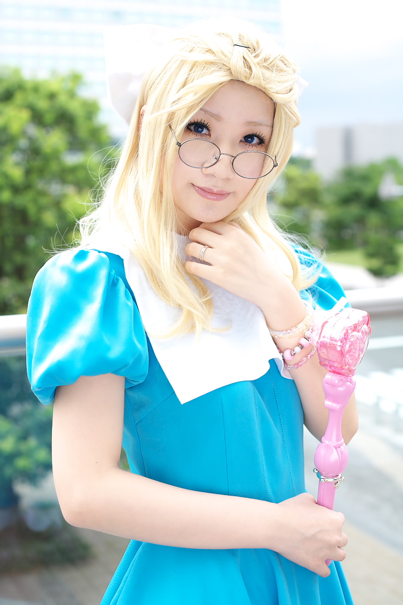 character_request cosplay glasses highres momoneko_haru photo source_request tagme_character tagme_series