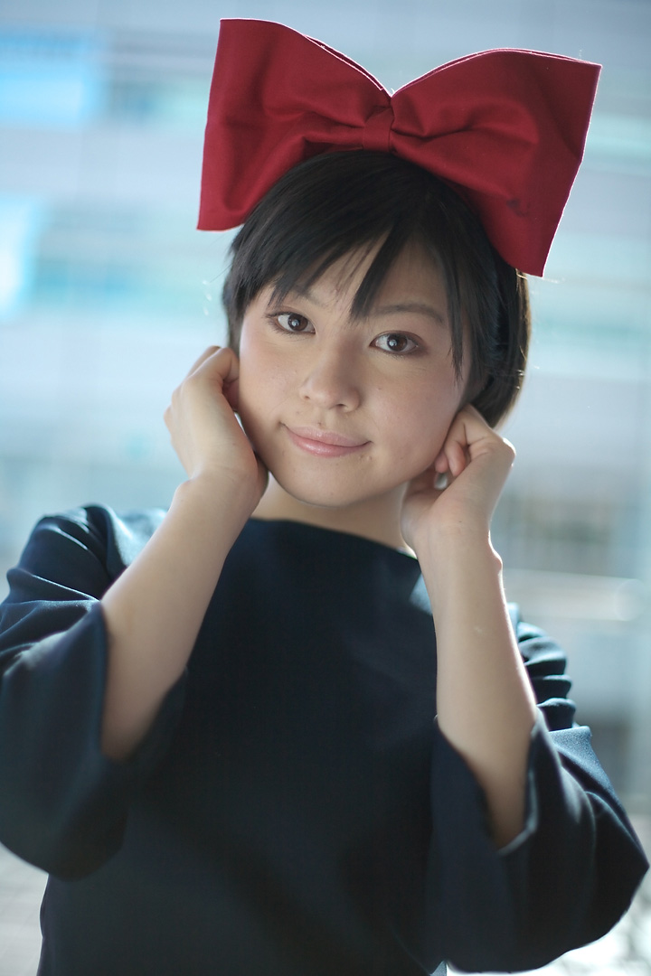 cosplay fumi ghibli kiki kiki's_delivery_service kiki's_delivery_service large_bow majo_no_takkyuubin photo studio_ghibli