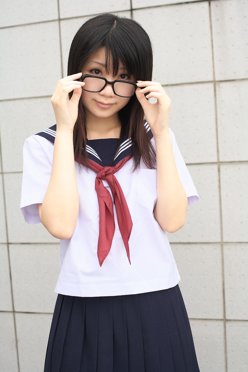 cosplay glasses highres momoneko_haru photo
