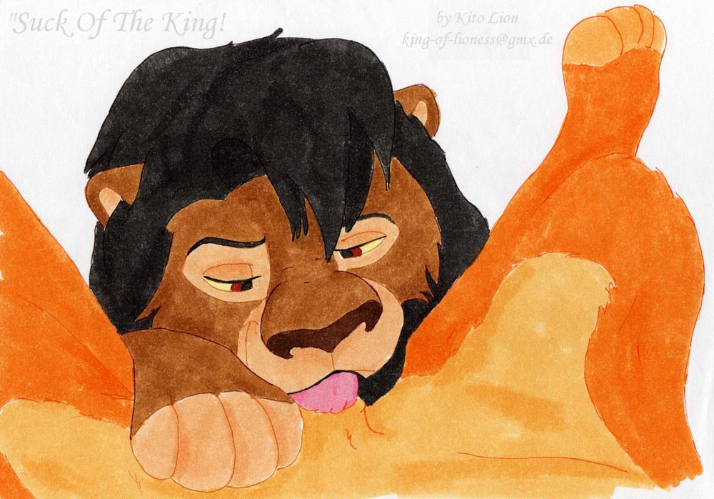disney feline fellatio first_person_view gay kito_lion kovu lion male mammal oral oral_sex penis sex simba the_lion_king