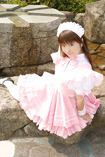 cosplay maid maid_apron maid_uniform mizuhara_arisa photo