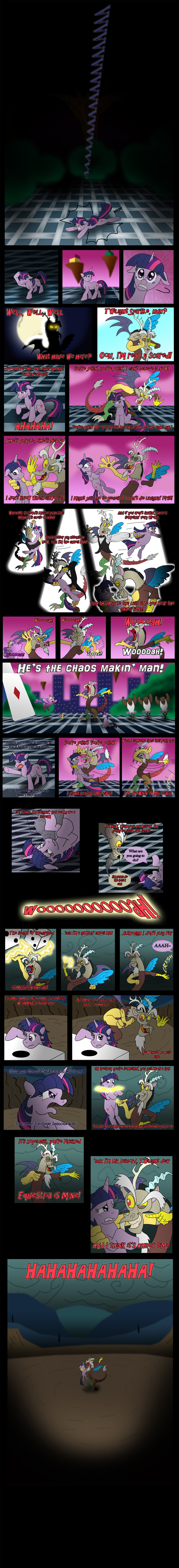 2011 amazing antlers bovine buffalo clothing comic cutie_mark dancing dialog dialogue dice discord_(mlp) draconequus english_text equine female feral friendship_is_magic fur group hair horn horse long_hair male mammal moon multi-colored_hair my_little_pony parody pony purple_eyes purple_fur purple_hair red_eyes screaming screwball_(mlp) short_hair singing tail text the_nightmare_before_christmas twilight_sparkle_(mlp) two_tone_hair unicorn unoservix white_hair wings