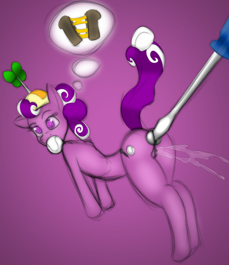 anal_insertion anal_penetration ball baseball baseball_(ball) bread cheese cutie_mark equine female female_ejaculation feral food friendship_is_magic horse insertion jrvanesbroek mammal my_little_pony penetration pony propeller_hat pussy pussy_juice screw screwball_(mlp) screwdriver screwdriver_(tool) solo squirt