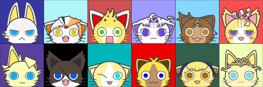 &lt;o&gt;_&lt;o&gt; 6+boys :&lt; :3 :p ;p animalization bad_id bad_pixiv_id blue_eyes blush_stickers brown_eyes butz_klauser cat cecil_harvey closed_mouth cloud_strife copyright_request cosmos_(dff) dissidia_final_fantasy fangs final_fantasy final_fantasy_i final_fantasy_ii final_fantasy_iii final_fantasy_iv final_fantasy_ix final_fantasy_v final_fantasy_vi final_fantasy_vii final_fantasy_viii final_fantasy_x final_fantasy_xi frioniel green_eyes hat ino_f-w multiple_boys multiple_girls one_eye_closed onion_knight open_mouth parody purple_eyes scar shantotto simple_background smile squall_leonhart tidus tina_branford tongue tongue_out v-shaped_eyebrows warrior_of_light whiskers yellow_eyes zidane_tribal
