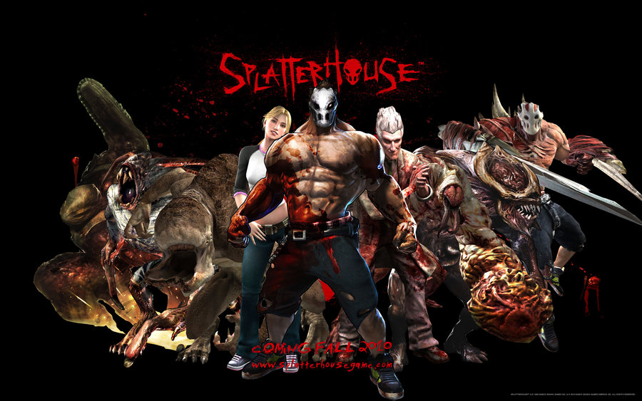 abs amazing belt biceps biggy_man blood clothed clothing demon dr._west female gore guts half-dressed human jennifer_willis lordi114 male mammal mask monster muscles namco nipples pants pecs rick_taylor shoes splatterhouse terror_mask topless vein video_games