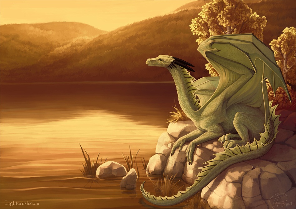 cryslara_(artist) dragon sunset tagme