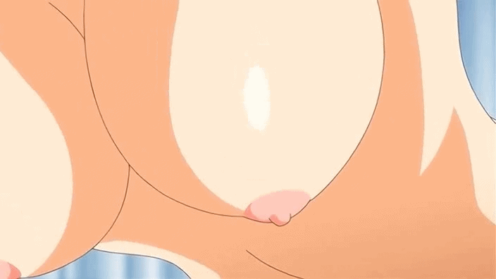 animated animated_gif bouncing_breasts breasts floating_material large_breasts nude poro uesato_himari